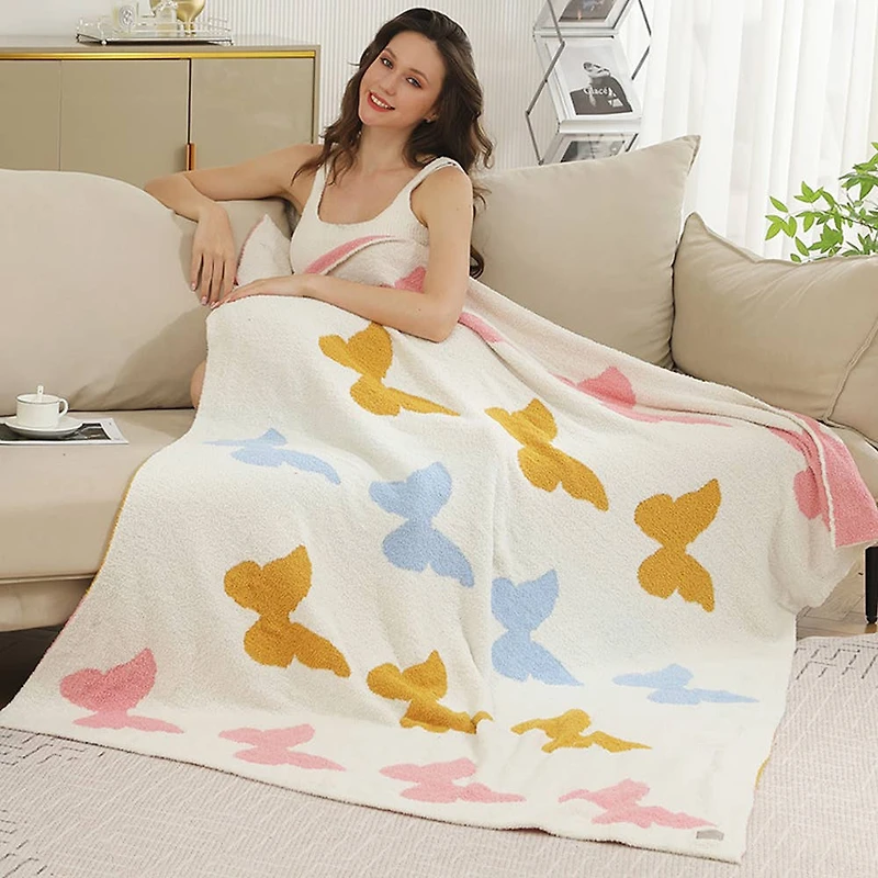 Cheetah Reversible Throw Blanket