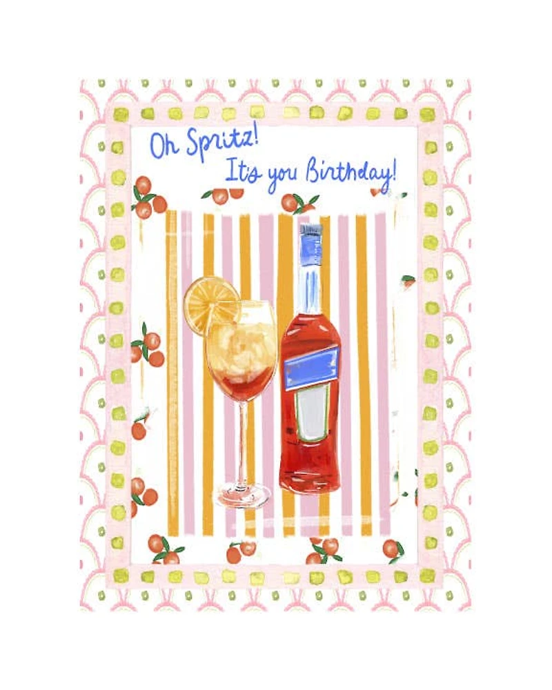 OH SPRITZ BIRTHDAY Card 