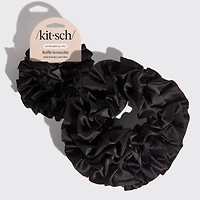 Black Ruffle Scrunchie