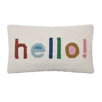 Hello! Hook Pillow
