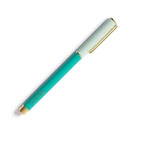 Teal Snap Cap Pen