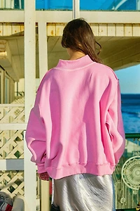 Pink Jesus Camo Mockneck