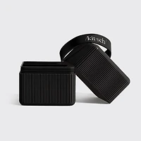 2-Compartment Travel Case - Black
