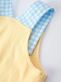 "MAMA'S BESTIE " Embroidered Baby Romper