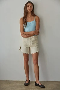 Blue V-Neck Cami Top