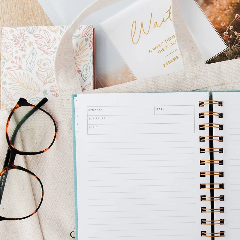 Teal Sermon Notes Journal