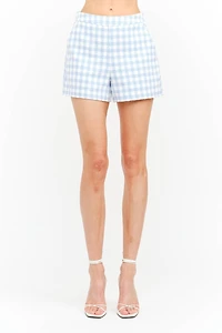 Blue Checkered Mckinley Shorts