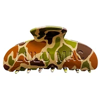 Dark Camo Hair Clip Lulu Mac