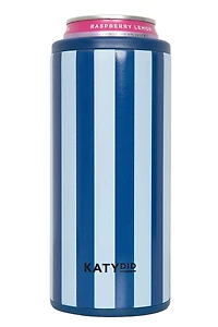 Light Blue and Navy Can Insulator