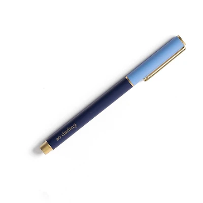Blue Snap Cap Pen
