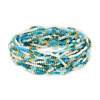 Assorted 2mm Stretch Seed Bead Bracelets