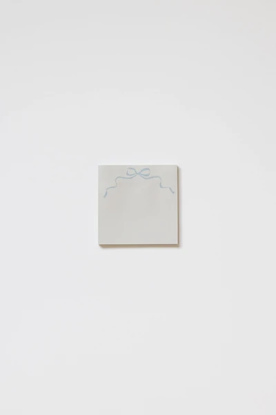 Blue Bow Sticky Notes