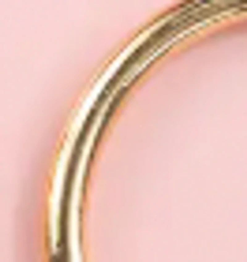 Gold Large Hoop Earrings
