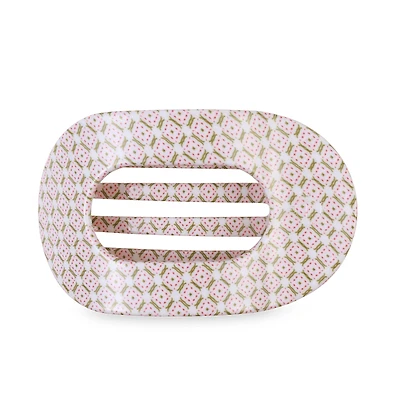 Pine & Pearl Large Flat Round Hair Clip