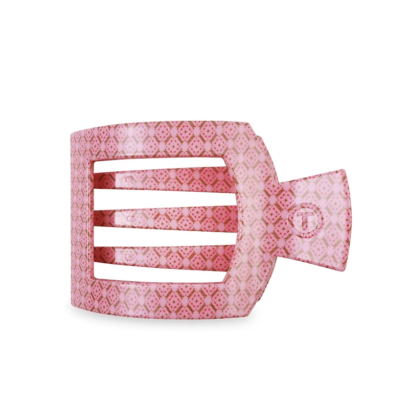 Berry Cozy Large Flat Square Hair Clip