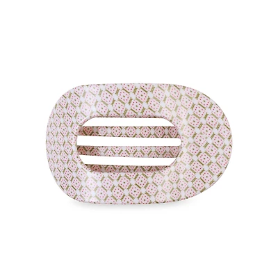 Pine & Pearl Medium Flat Round Hair Clip