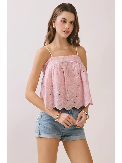 Lace Babydoll Scalloped top