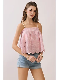 Lace Babydoll Scalloped top