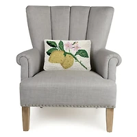 Lemons On A Branch Hook Pillow