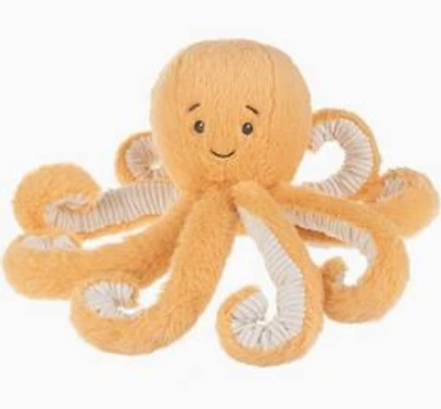 Coral Octopus Baby Plush Animal