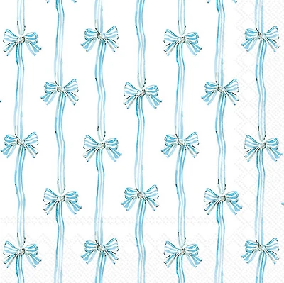 Paper Lunch Napkin Pack of 20 Baby Toile Blue