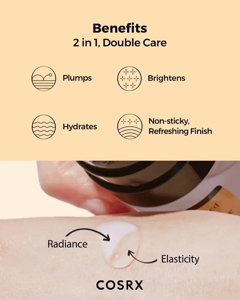 Essence double éclat d'escargot avancée COSRX