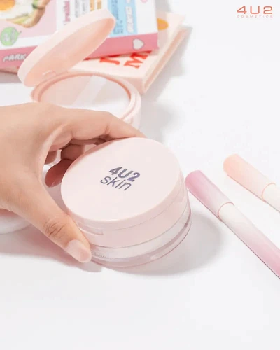 4U2 Skin Rose Glow Loose Powder