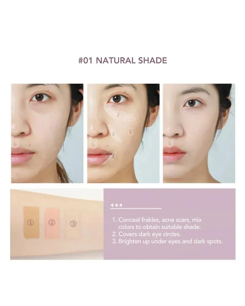 AMORTALS Tri-Colour Concealer Palette