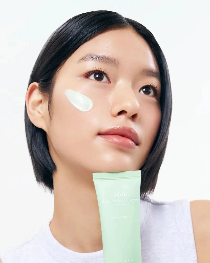 Abib Heartleaf Mild Sunscreen Relief Tube