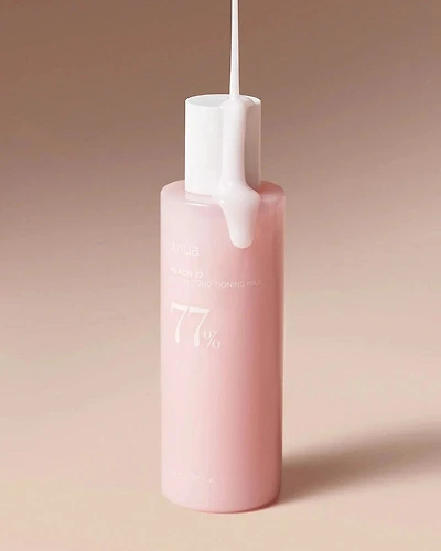 Lait revitalisant à la pêche Anua 77 % de niacine