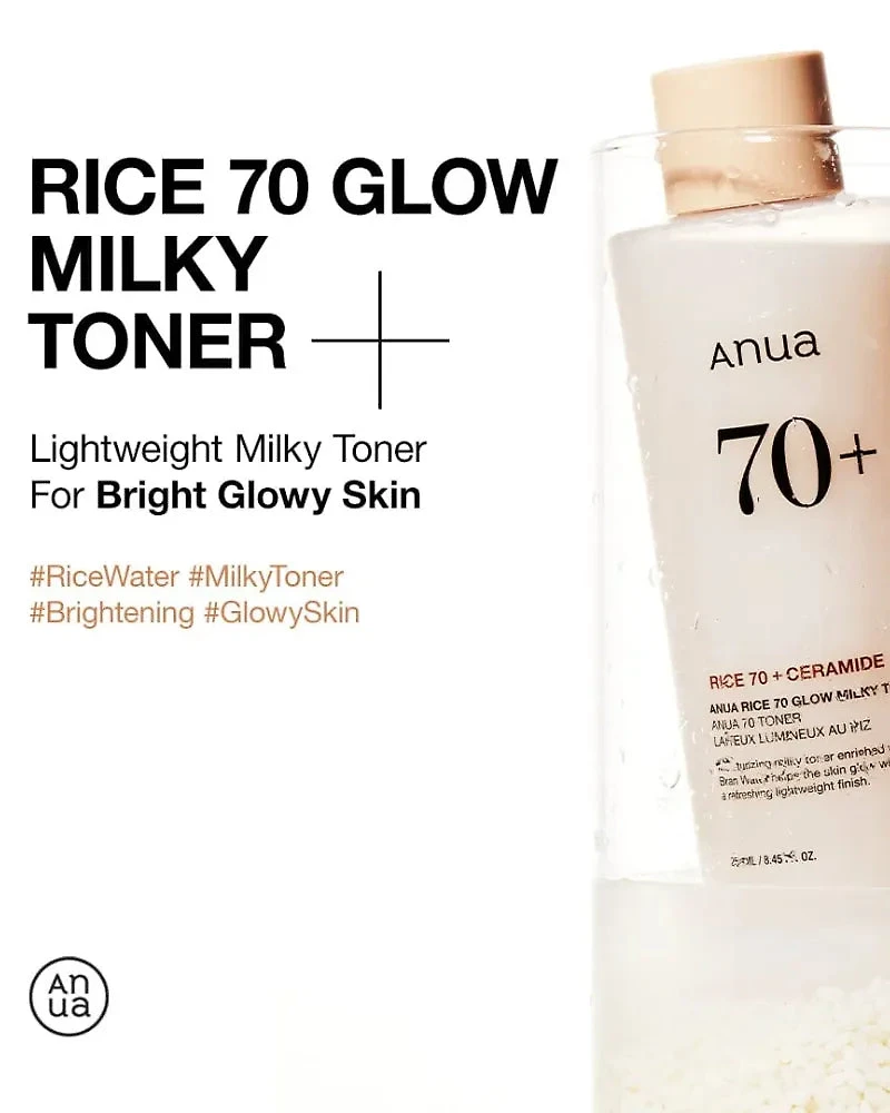 Anua Rice 70 Glow Milky Toner