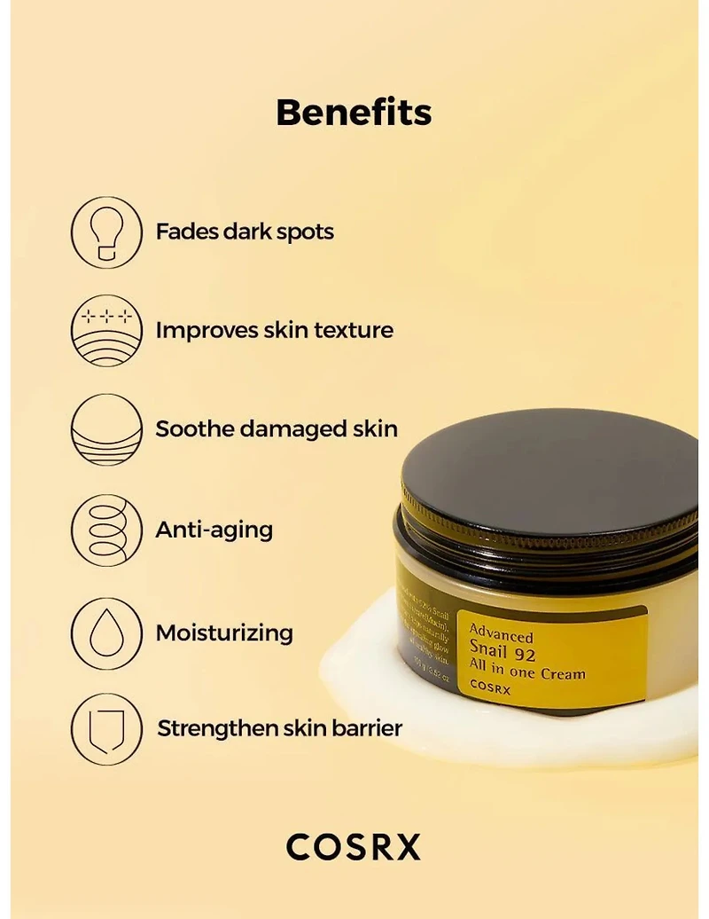 COSRX Advanced Snail 92 All-in-One Cream