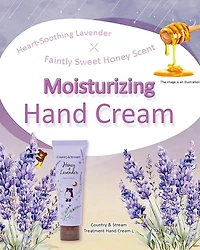 Crème pour les mains au miel et à la lavande Country & Stream