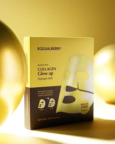 EQQUALBERRY Collagen Glow Up Hydrogel Mask