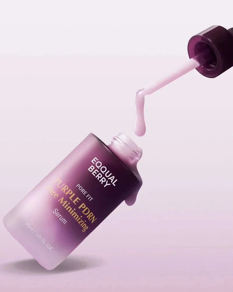 Sérum réducteur de pores Purple PDRN d'EQQUALBERRY