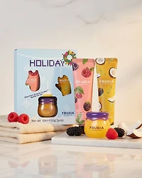 Frudia Holiday Hand Cream & Honey Lip Balm Special Gift Set