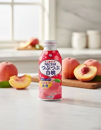 Boisson au nectar de pêche Fujiya avec pulpe