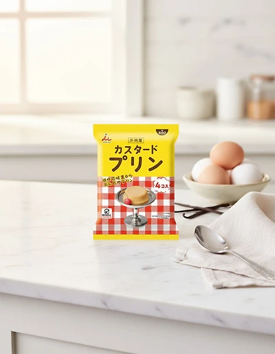 Pouding à la crème anglaise d'Imuraya