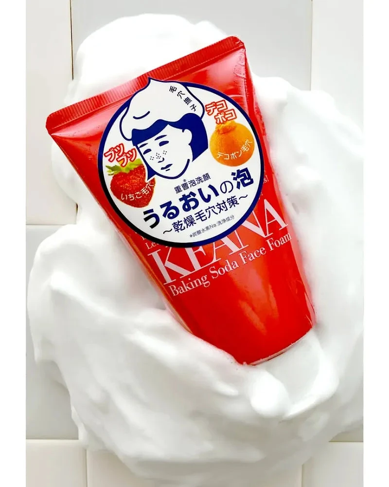 Ishizawa Lab Keana Nadeshiko Mousse nettoyante pour le visage au bicarbonate de soude