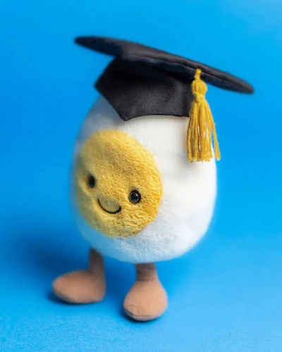 Oeuf dur Jellycat Amuseables pour la remise des diplômes