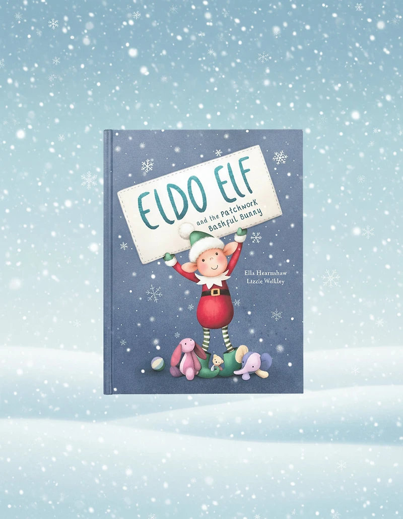 Jellycat Eldo Elf and the Patchwork Bashful Bunny Book