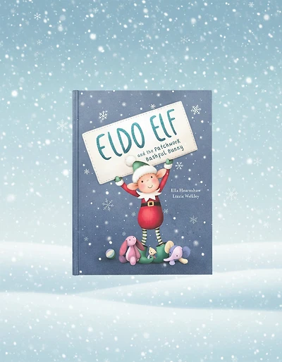 Jellycat Eldo Elf and the Patchwork Bashful Bunny Book