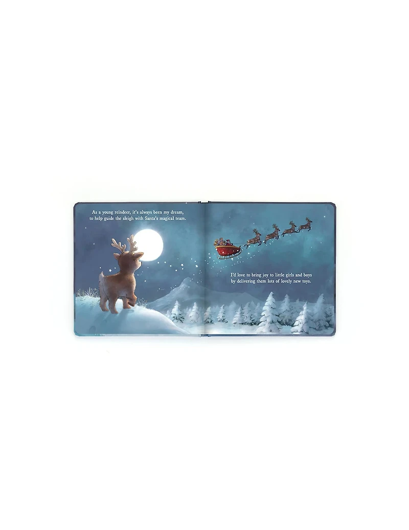Jellycat Mitzi Le livre de rêves du renne 