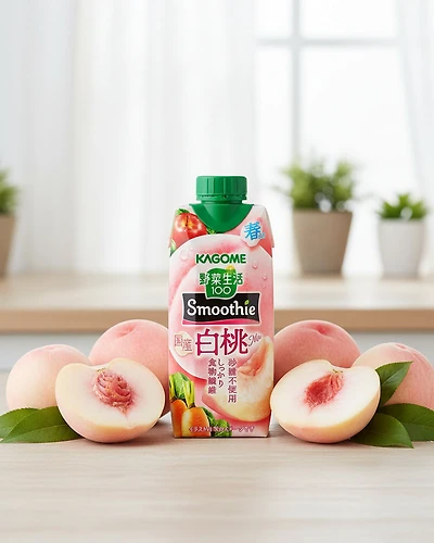Kagome Veggie Life 100 White Peach Mix Smoothie
