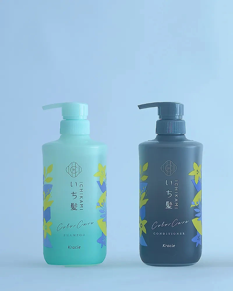 Coffret shampoing et après-shampoing Kracie Ichikami Colour Care