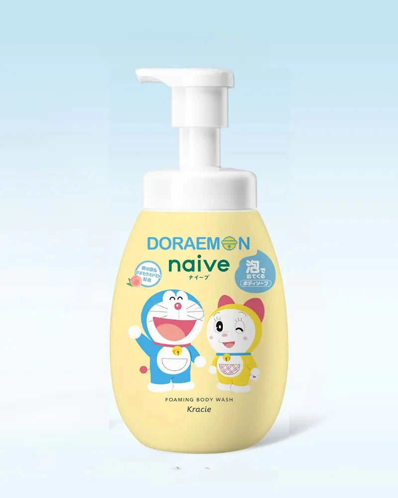 Gel douche moussant Kracie Naïve | Édition limitée Doraemon