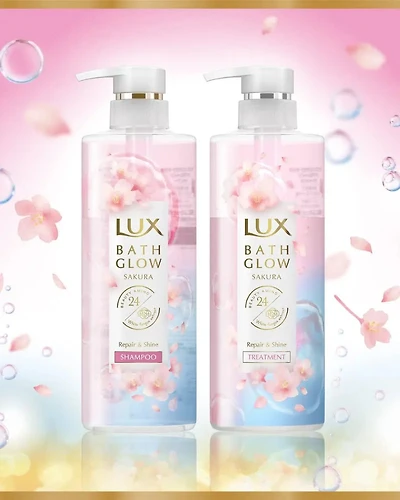 LUX Bath Glow Repair & Shine Sakura Shampoo & Conditioner Set