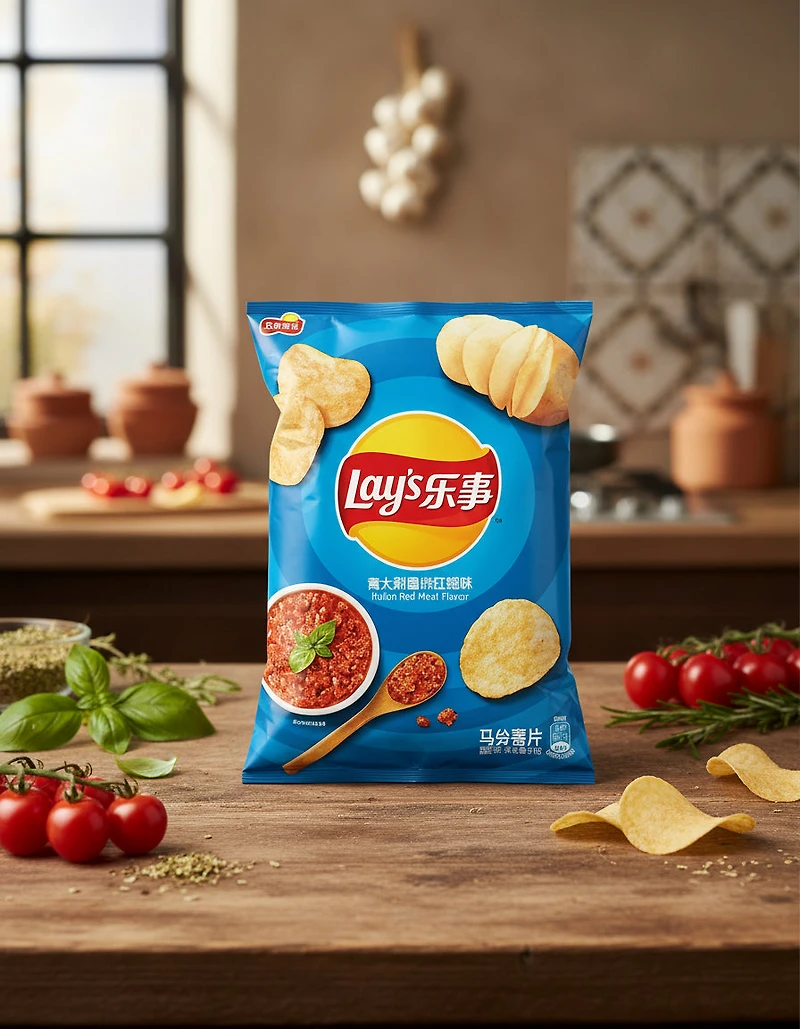 Lay's Italian Red Meat Chips