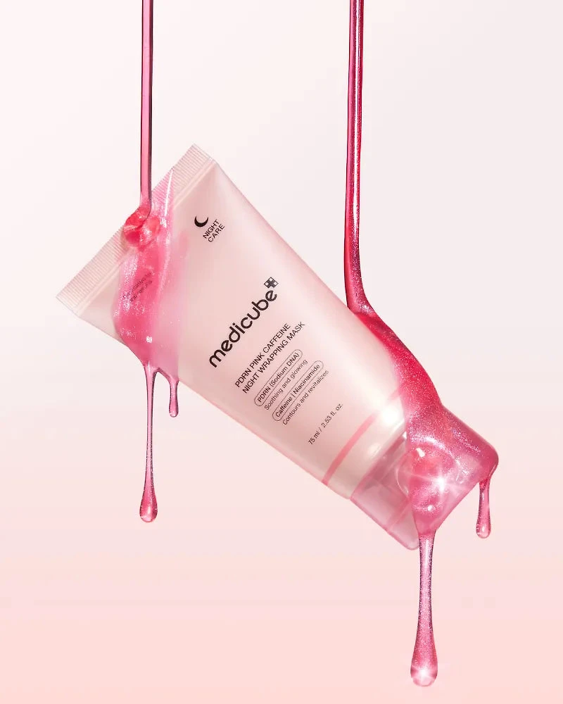 Medicube PDRN Pink Caffeine Overnight Wrapping Mask