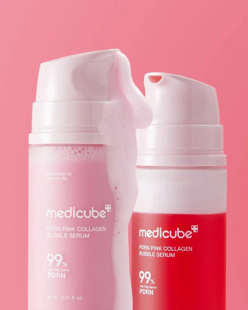 Sérum à bulles de collagène rose PDRN Medicube